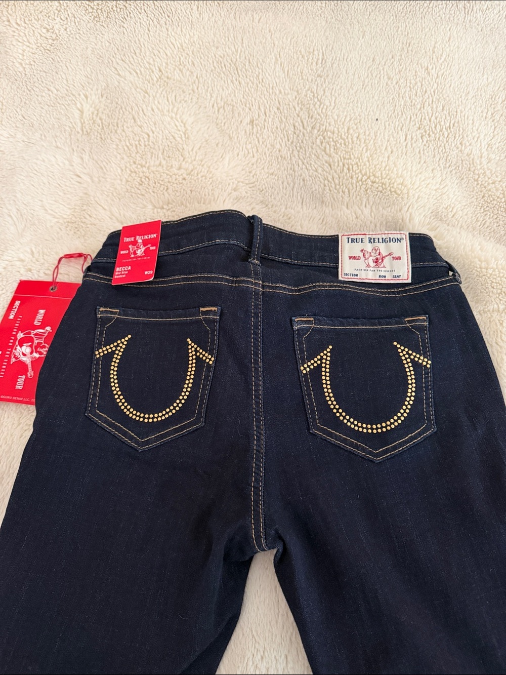 True Religion Women’s Jeans Becca Bootcut Gold hardware Sz 29 NWT - Picture 3 of 5